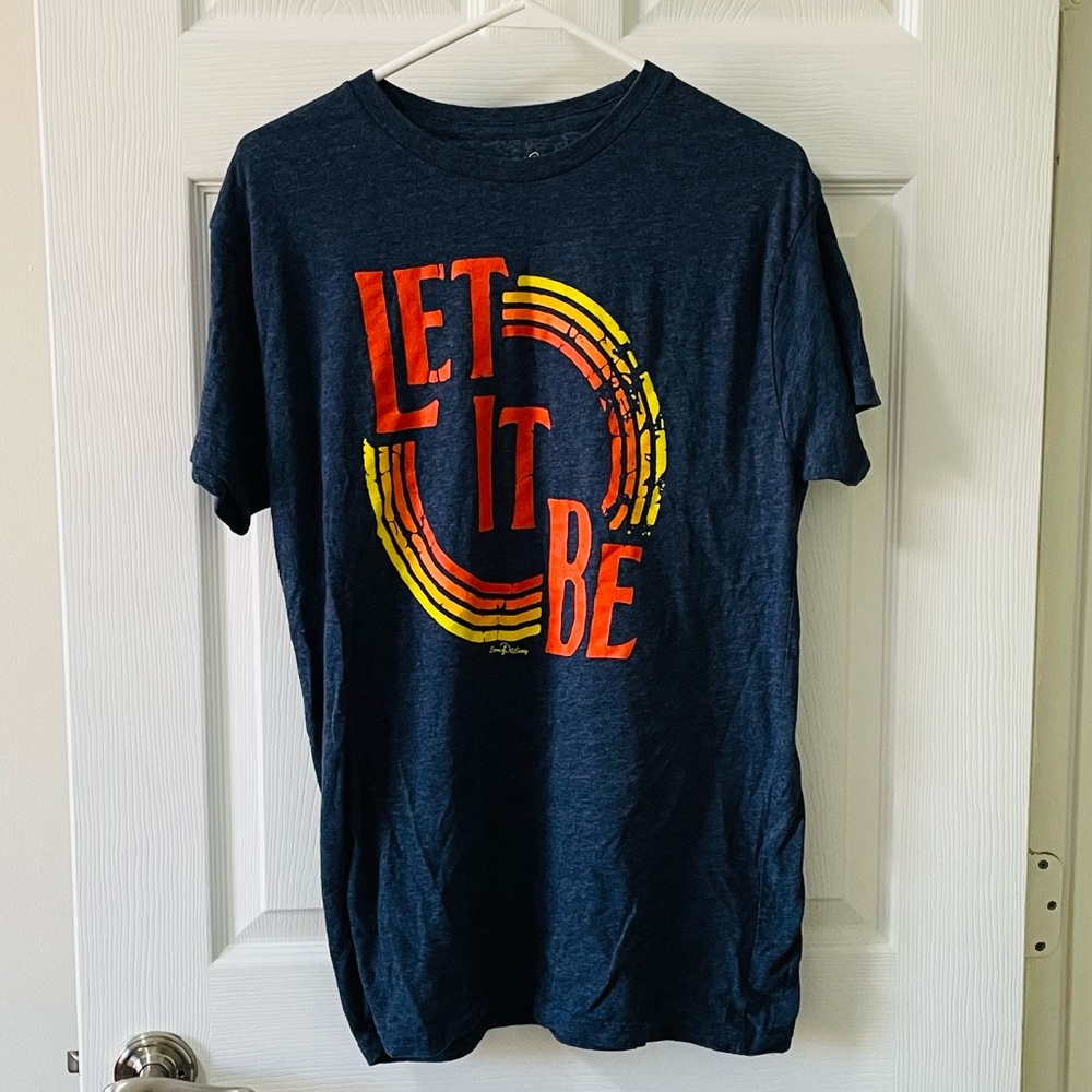 ⚡️BOGO free⚡️ EUC Retro Brand Let It Be Beatles navy t shirt